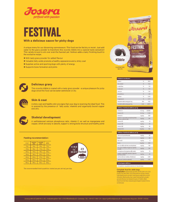 Josera - Festival 12.5kg