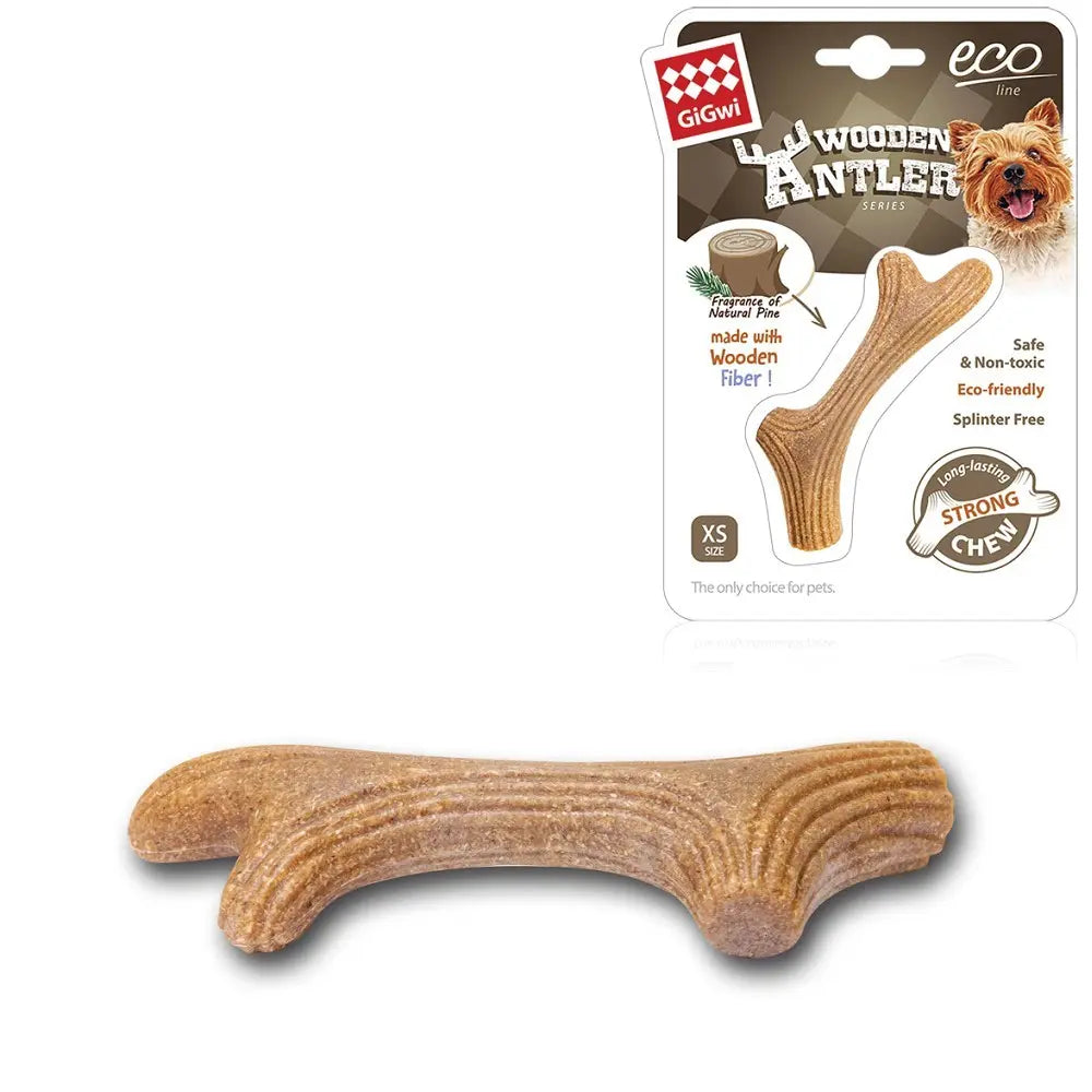 GiGwi dog chew wooden antler
