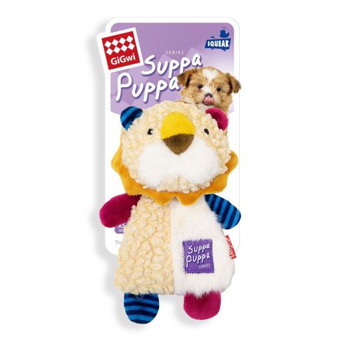 GiGwi Suppa Puppa Lion Squeaker