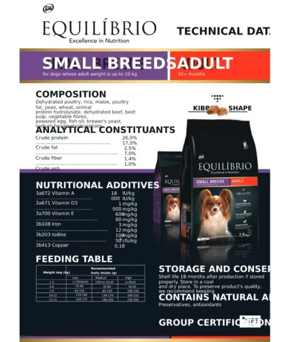 Equilibrio - Small Breed Adult With Poultry