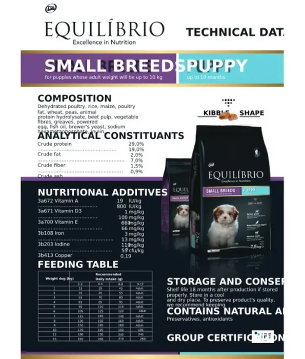 Equilibrio - Puppy Small Breed