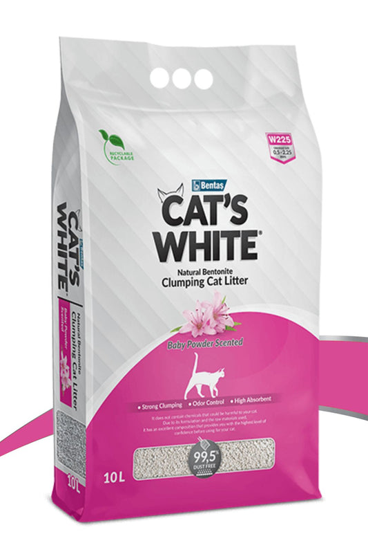 CATSWHITE-LITTER-BABYPAWDER